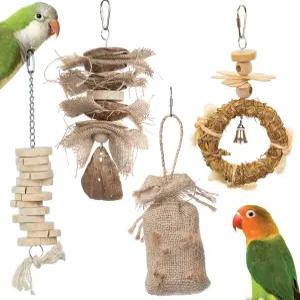 프리뷰 반려동물 제품 한 내추럴 4피스 새 장난감 번들