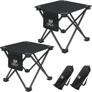 오플리 캠핑 스툴 2팩 야외 정원 가꾸기 및 해변 하이킹 낚시를 위한 13인치 휴대용 접이식 가방이 있는 발