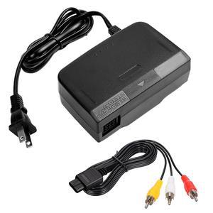 N64와 호환되는 전원 공급 장치 및 케이블, N64용 AV AC 어댑터 복합 비디오 케이블 코드