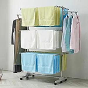 이동 간편 보관 6단 특대형 다용도 빨래 건조대 실내 용품