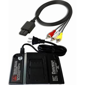 N64 전원 공급 장치 및 AV 케이블, AC 어댑터 Nintendo 64에 호환되는 복합 케이블 코드