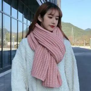 도톰한 와플무늬 니트 목도리 1P 겨울 데일리 머플러 WFGG6LM