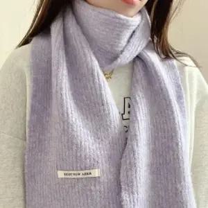 여성 모던 파스텔톤 쁘띠 니트 골지 머플러 숏 목도리 WFGFH7W