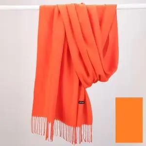 좋은 품질 오렌지색 목도리 부드러운머플러 교복 캐주 WFGF11N