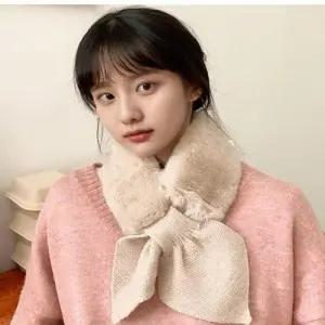 퍼 목도리 여성 겨울 쁘띠 머플러 소프트 넥워머 WFGDVR2