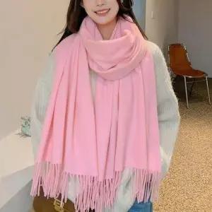 여성 빅사이즈 넥워머 캐시미어 스카프 머플러 핑크 WFGDSN7