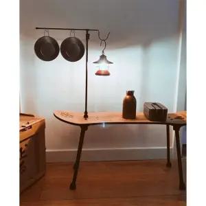 스케이트보드 테이블 캠핑 접이식 후크 카페 다용도