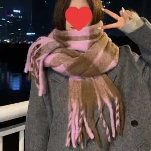 클래식 체크패턴 목도리 넉넉한사이즈 니트목도리 WFGCU9S