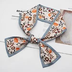 여성 패턴 쁘띠 스카프 1P 미니 타이 머플러 간절기 WFGCMD3