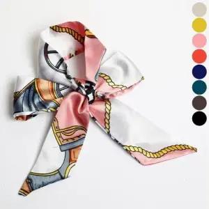 패턴 스카프 미니 장식 쁘띠 헤어 액세서리 가방끈 WFGC64A