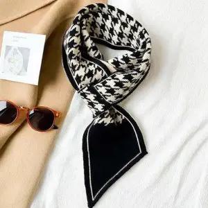 미니 쁘띠 크로스 니트 머플러 겨울 패션 목도리 WFGBLOU