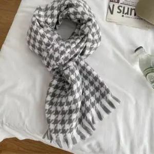 세련된 체크 머플러 여성 남성 학생 겨울 예쁜 목도리 WFGBLO3