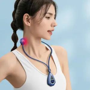 [베스트TOP100]목걸이형 충전식 마사지기 목어깨마사지기 가정용저주