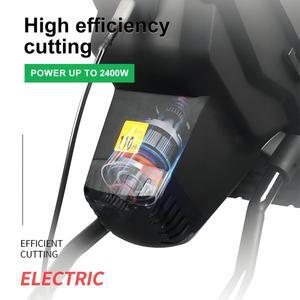 전기 잎 분쇄기 수동 나무 2400W 고출력 정원 도구 가지치기