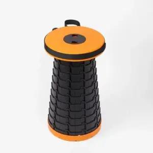 접이식 오렌지 휴대용 아코디언 낚시의자 의자 캠핑 WFGGYPZ