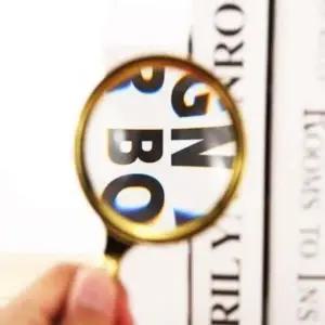 ( )휴대용 고배율 현장학습 손잡이 돋보기 S 금테