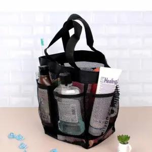 6 포켓 메쉬 세면백 수영가방 물놀이가방