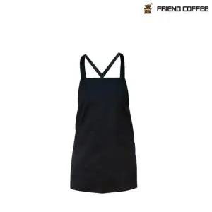 ( )카페앞치마 린넨앞치마 바리 앞치마 예쁜앞치마 블랙 1P 공방 원피스 주방