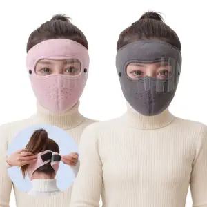 전면커버 시야확보 투명 고글방한마스크 겨울마스크