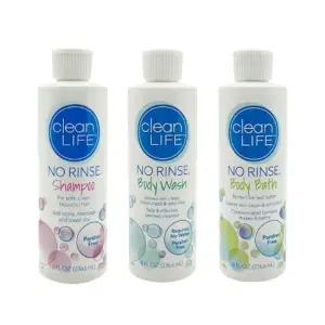 노린스 샴푸 바디워시 바디바스 236ml 환자용 간병용품 물없이 병원 요양원 목욕용품 캠핑 여행