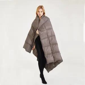 캠핑 패딩담요 입는 이불 휴대용 오리털 블랭킷 담요 다운