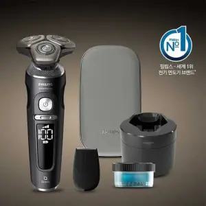 전기면도기 SkinIQ 9000시리즈 SP9840 32 블랙 매트