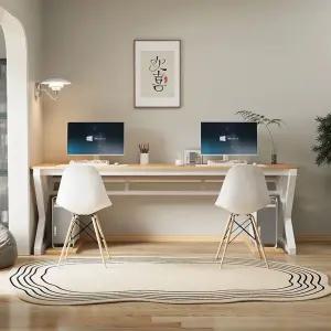 더블책상 2인용 쌍둥이책상 데스크 일자형 학생 인용