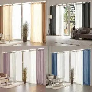 [하프클럽/셀러허브]아일렛형 고밀도 3중직 프리미엄 대형 암막커튼 210x233cm 1장