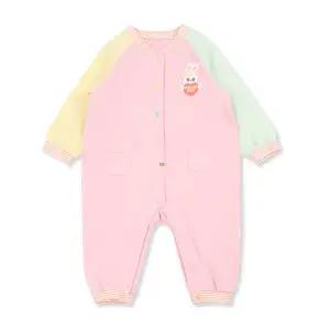 [롯데백화점]오가닉맘 핑스포배색긴소우주복-MJSLQE14