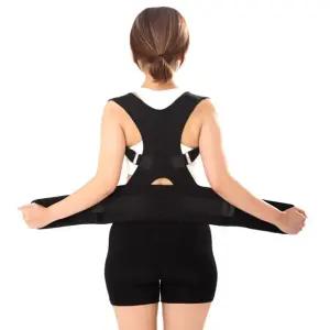 거북목 교정보호대 등 바른자세 척주 교정밴드 허리