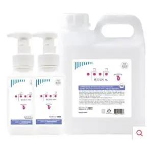 이공베이비파우더향4L+500mlx2대용량리필거품형물비누