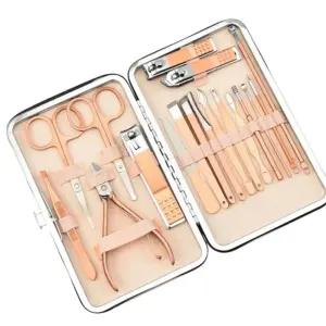 다양한 도구 보관함 휴대용 발톱 깎이 손톱 손질