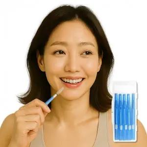 볼펜형 치간칫솔 일체형이쑤시개 30일분