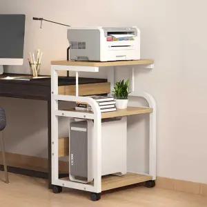 프린터 사무용 정리 수납 이동식 거치대 복합기 선반 프린트