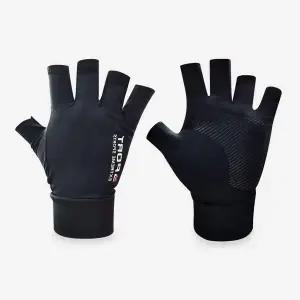 여름 등산장갑 자전거 스포츠 운전 반장갑 블랙