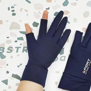 여름 등산장갑 자전거 스포츠 운전 장갑 네이비