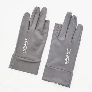 여름 등산장갑 자전거 스포츠 운전 장갑 그레이