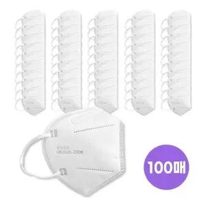 ( )KN95 새부리형 마스크 화이트 100매 3D입체 4중필터 일회용마스크 덴탈마스크 비말마스크