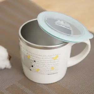 [이지커머스]알프스팜스토리 컵(250ml) 유아용컵 어린이컵 스텐컵 스텐락컵 뚜껑컵