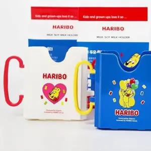 하리보 접이식 손잡이 팩홀더 125ml 2P 우유 케이스