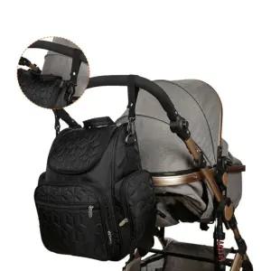 아빠기저귀가방 엄마백팩 아기옷 수납 검정색 이너백