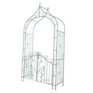 정원 울타리 장미터널 아치문 나팔꽃 게이트 장미