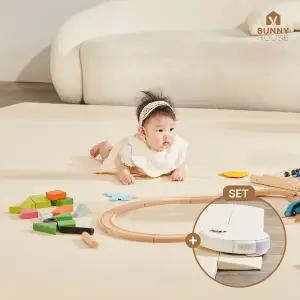 [바니하우스] 이지클린 2단 항균 빅매트 280X320X4cm+슬라이드매트 140