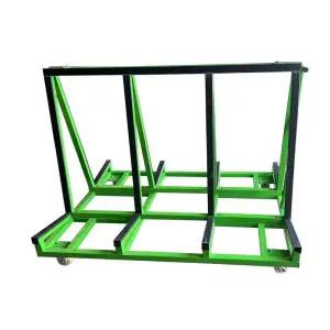 대리석 운반 카트 트롤리 이동식 유리 샤시 운반대