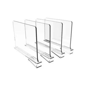 루미나D 수납 선반 정리 칸막이 4p 투명 파티션 다용도 가림막