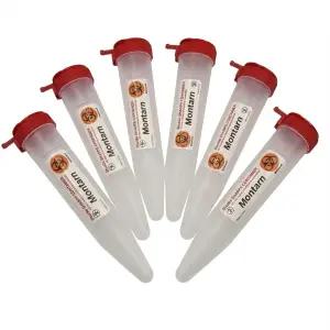 여행용 샤프 용기 잠금 뚜껑이 있는 빨간색 소형 바늘 처리 6팩 주사기용 일회용 랜싯 펜 가정 및 처리기