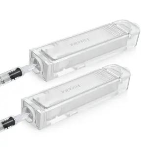 가정용 및 여행용 바늘 샤프 용기가 있는 주사기용 익명 용기 FSA/HSA 적격 클립(2팩)