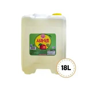 [오뚜기] 오뚜기 사과식초 18L 대용량 말통 업소용