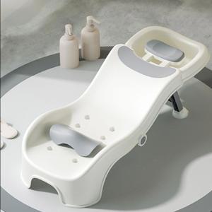 접이식샴푸의자 가정용 성인용 노약자 의자 하드 챔대 욕실 실 등받이 샴푸베드 PP