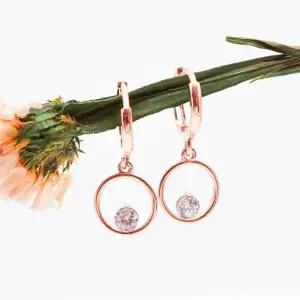 14k 서클 원터치 귀걸이 OPNIE2037-1